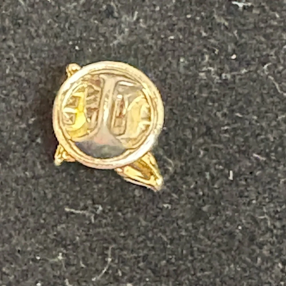 Vintage Bluebird of Happiness Tiny Tack Lapel Hat Pin